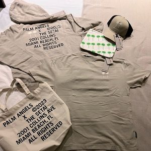 ❌SOLD❌ Palm Angels x Setai Limited Edition Art Basel entire set.